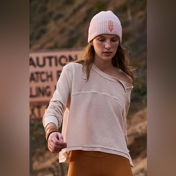 NEW Free People Movement Dream Work Layer Knitted Tee - Picture 12 of 12